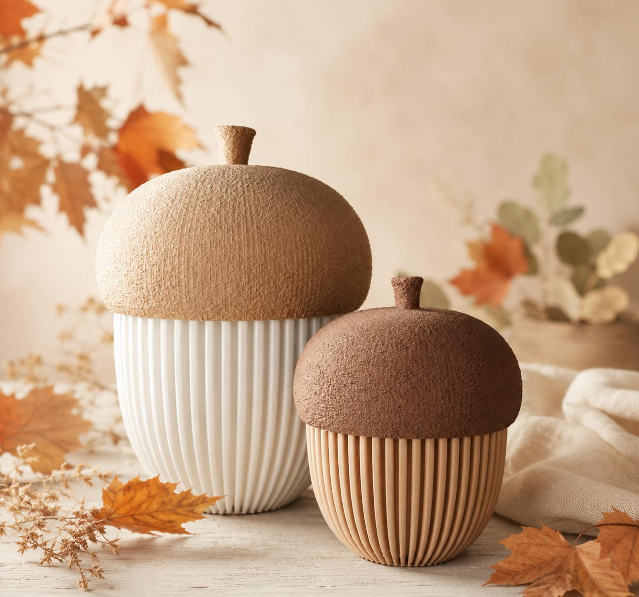 Eichel Herbstdekoration – Bild 3