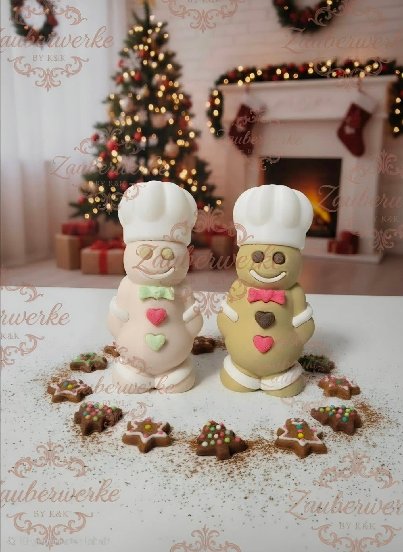 Lebkuchenmann Streuer -2erSet - Zimt&Zucker