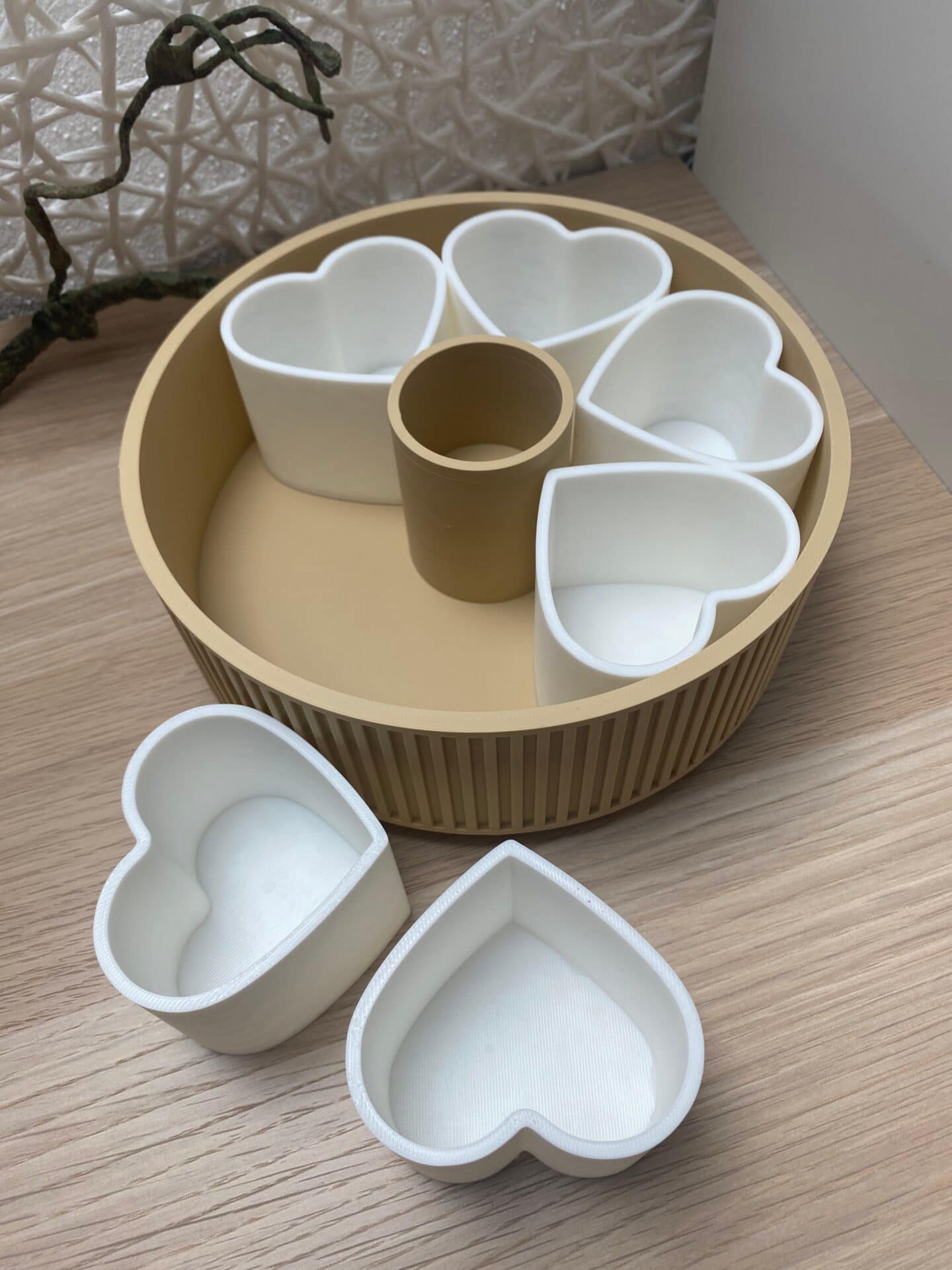 Snackschale mit Herz Einsetzen – Bild 2
