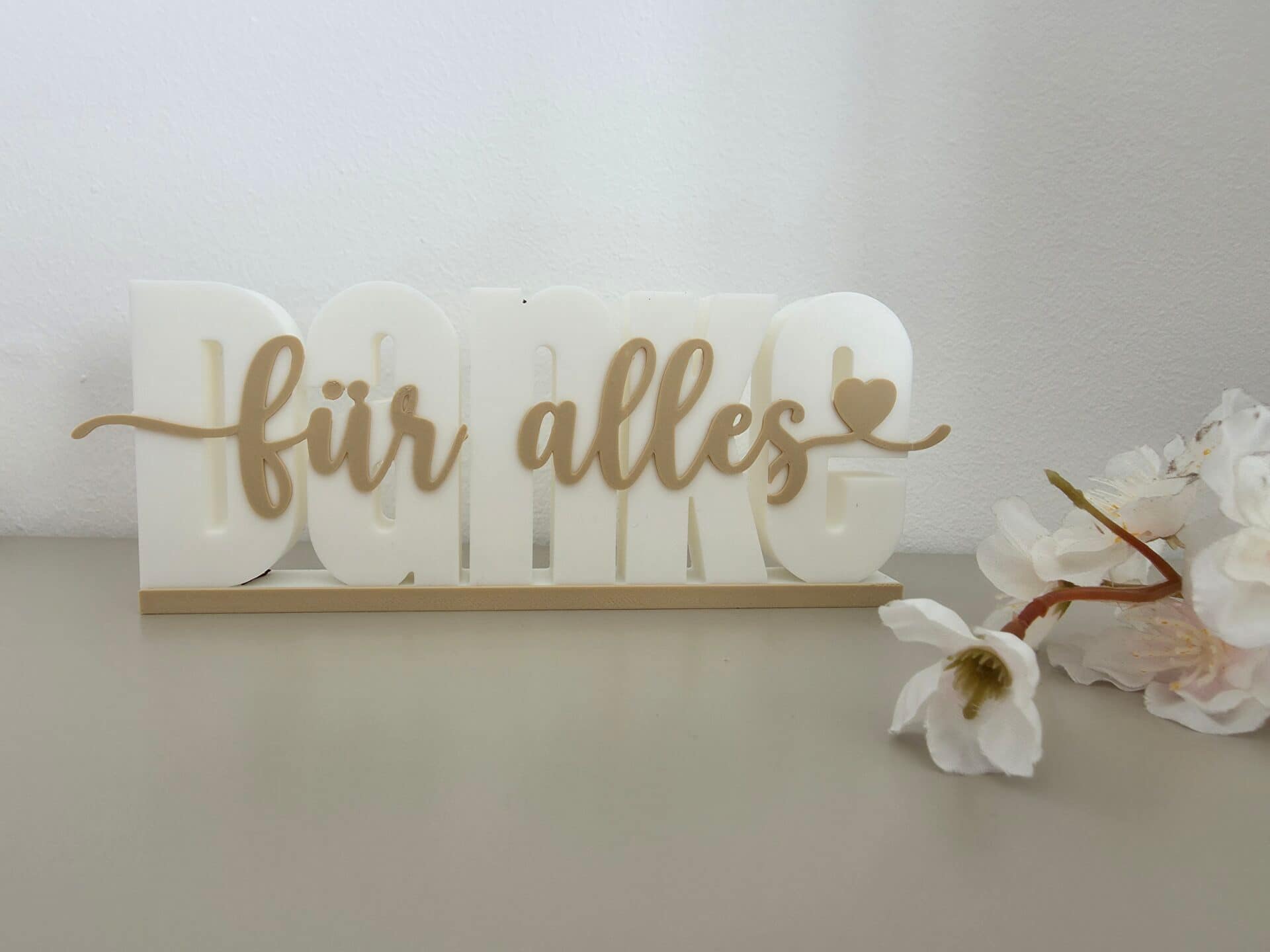 Danke für alles - schicker Schriftzug – Bild 3