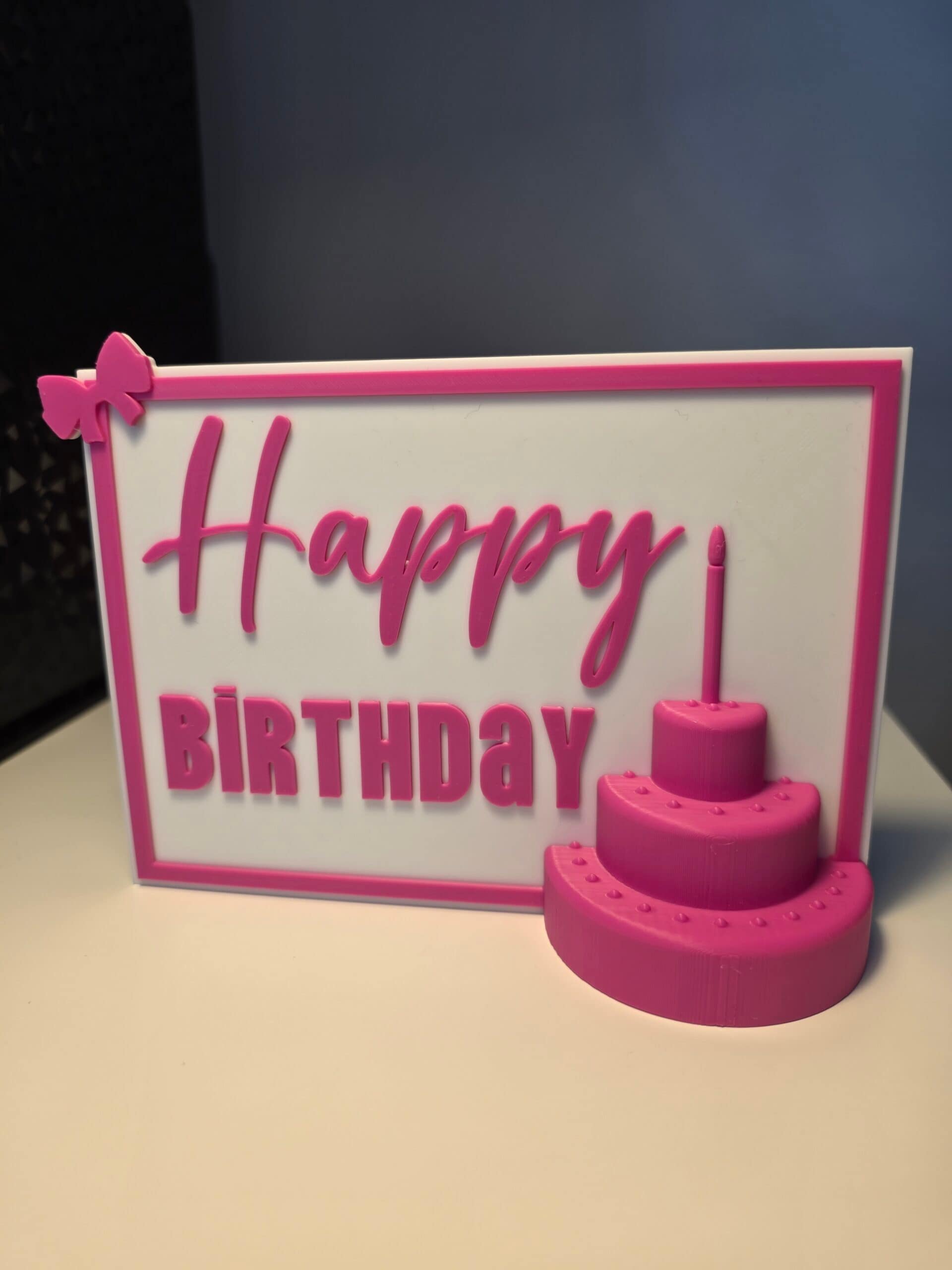 Happy Birthday - Aufsteller