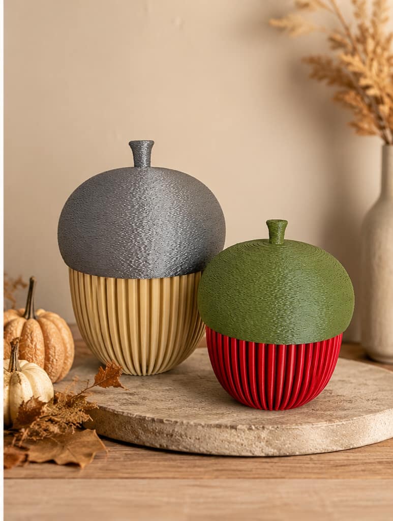 Eichel Herbstdekoration – Bild 2