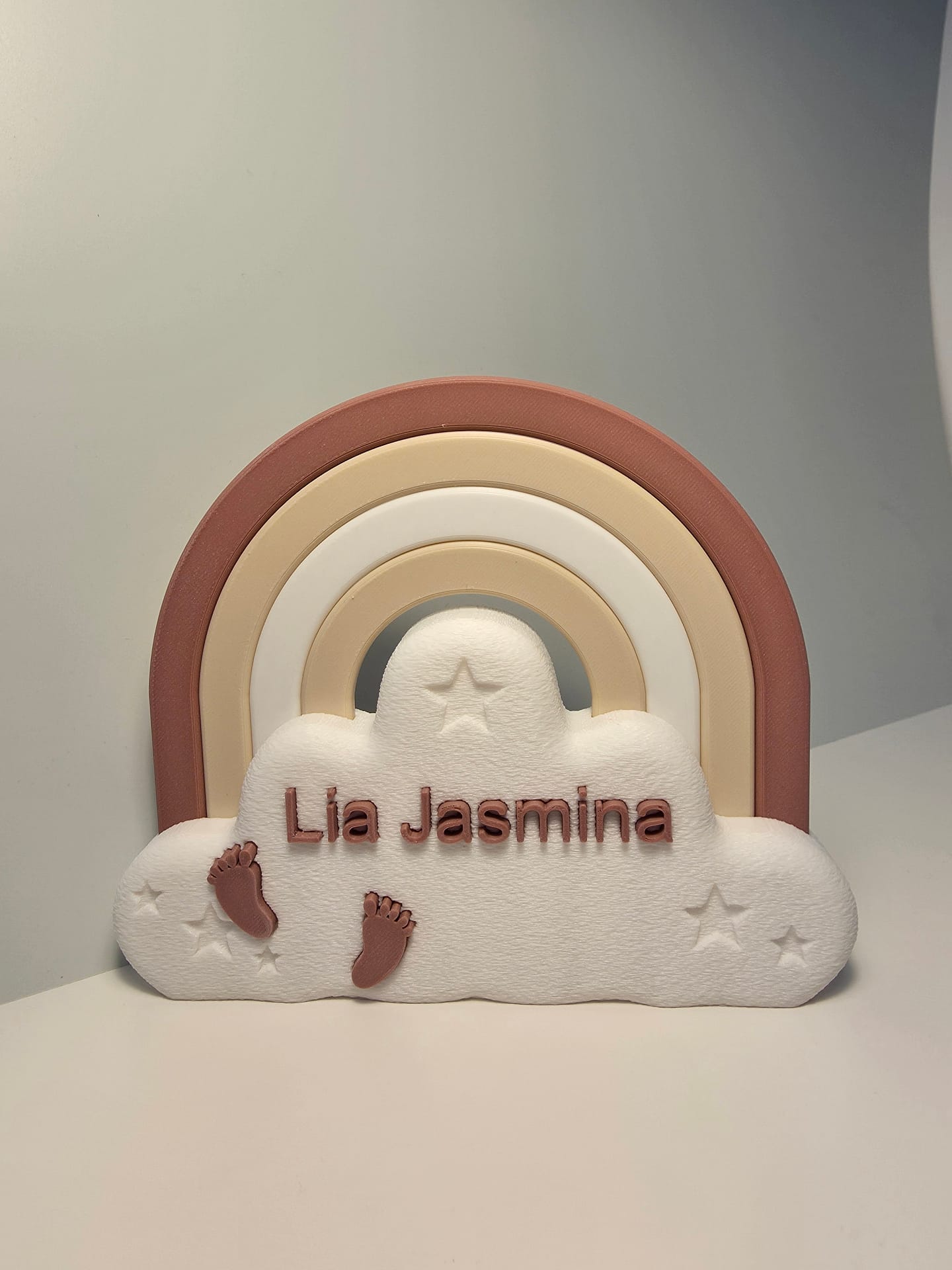 Baby Regenbogen Wolke- personalisierbar
